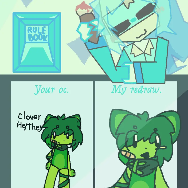 Redrawing your ocs by @Woong21912_BANANAZONED