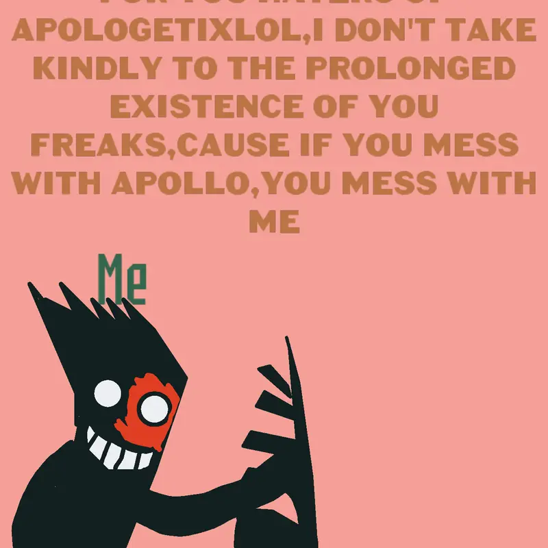 A message of support for apolo by @SAVINISHOOTS