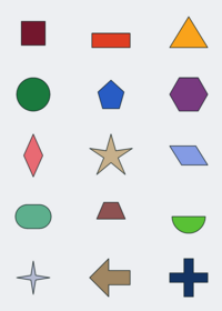 Untitled geometric shapes band