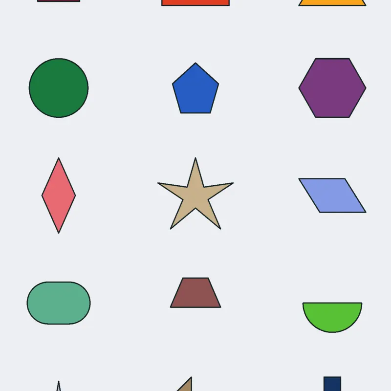 Untitled geometric shapes band by @kvaxiGG