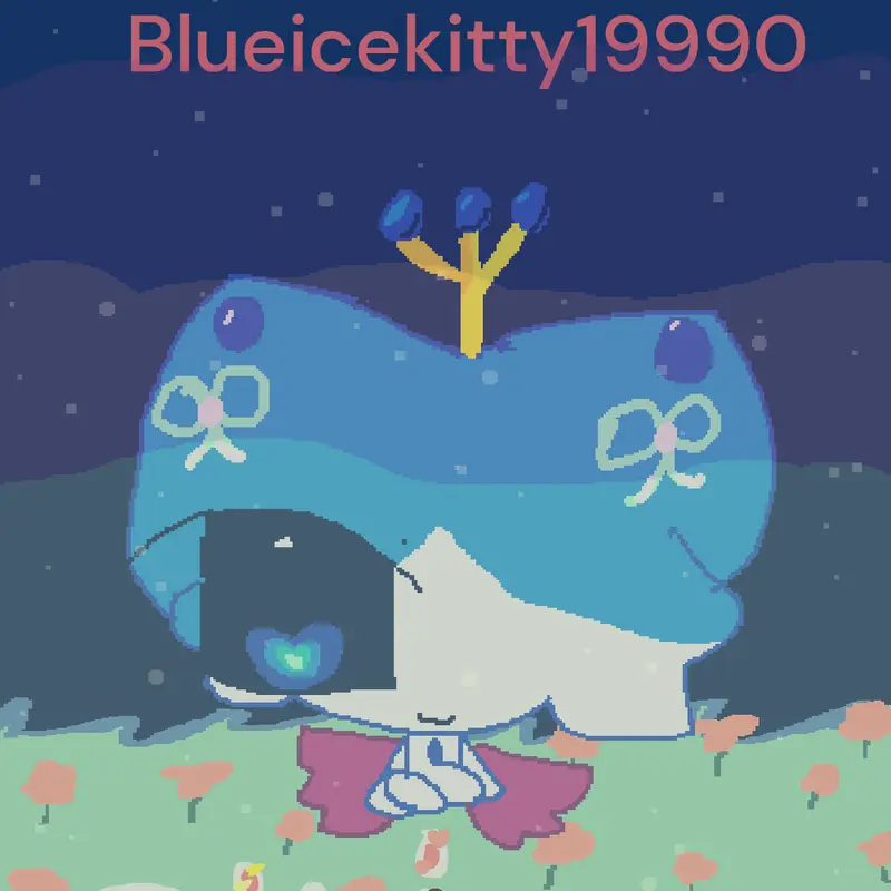 For blue ice kitty by @-_bunicutecore_-