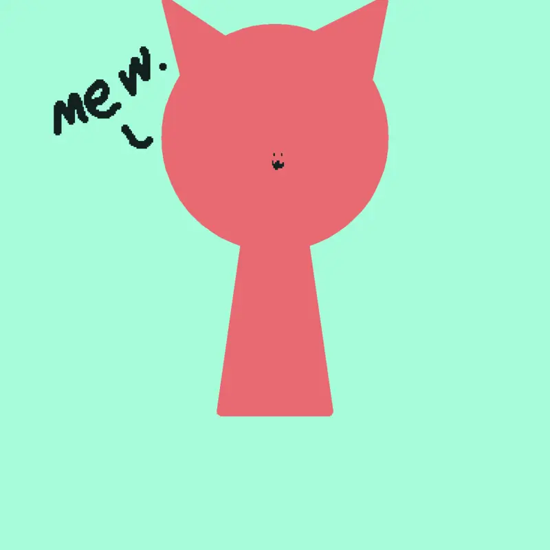 Mew. by @pinkycat_mew