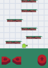 Doodle jump but in a nutshell