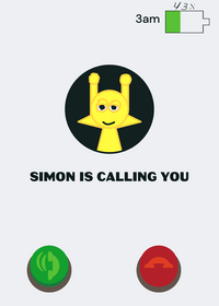V2 simon calling funny