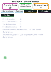 antimatter dimensions but mod