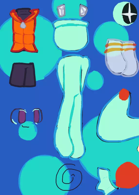 silly dandy’s world puzzle by @S0larkatt