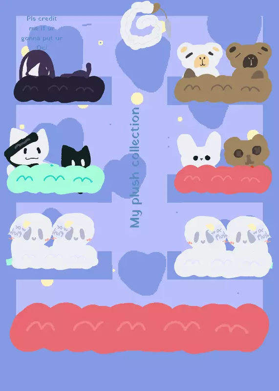PLUSHEEYY by @oreo_cat_castle