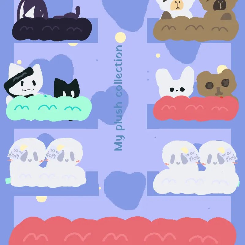 PLUSHEEYY by @oreo_cat_castle