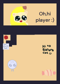 DON'T STOLE BANANA CAT CANDY cat