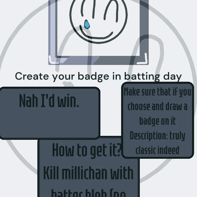 Batting day badge by @nulified