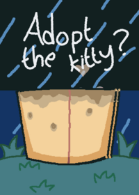 Take care of kitty she is small and cute