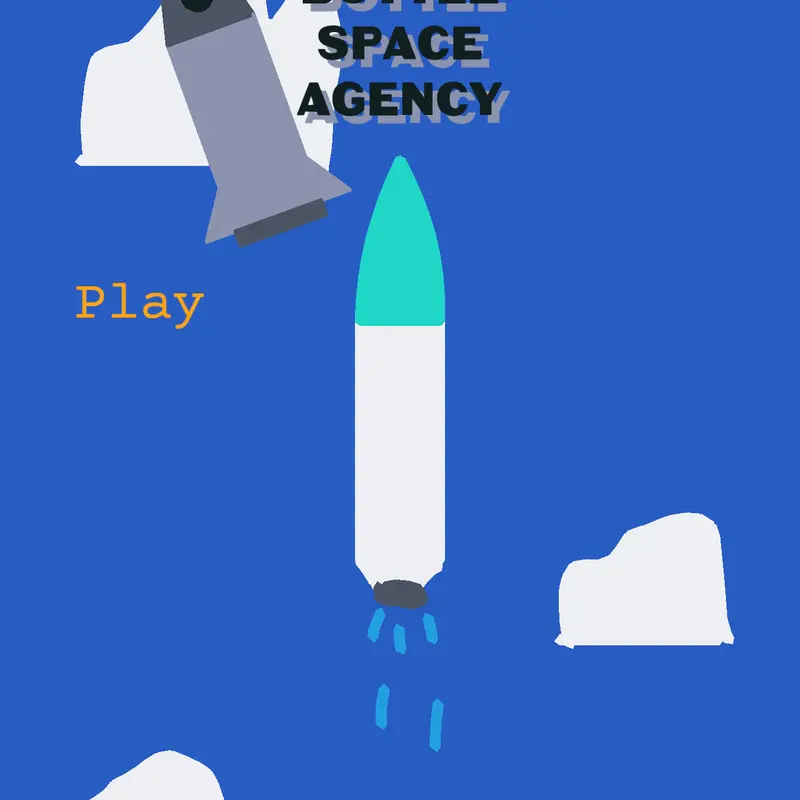 Bottle space agency by @game_maker3000