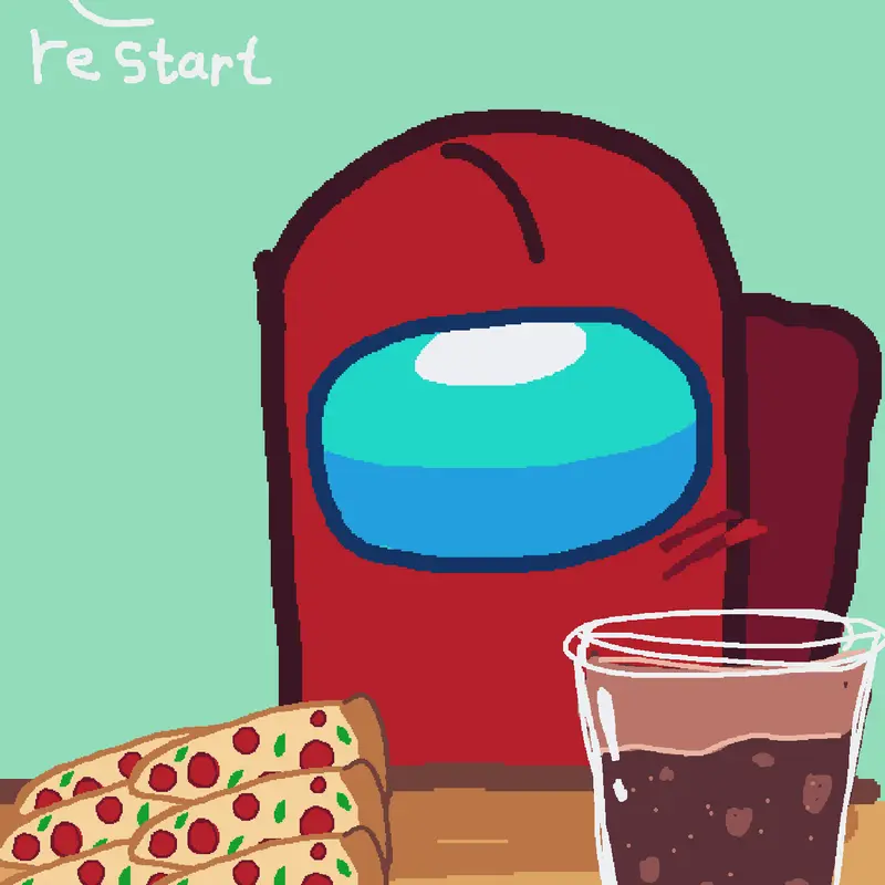 Mukbang with red :D by @white_lily_fan1