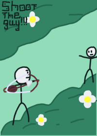 bow and arrow if game goes private, then...