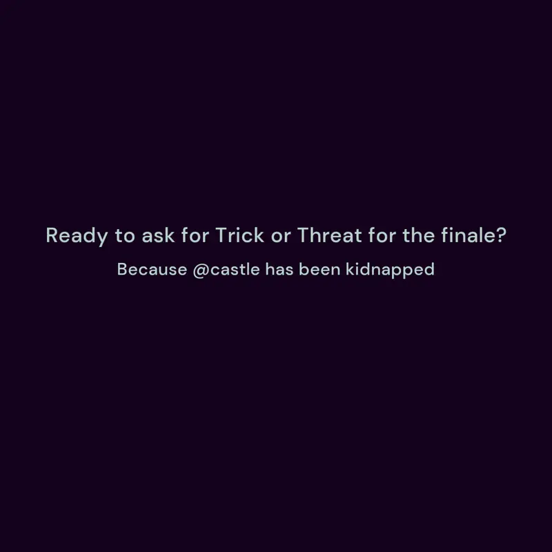 Trick or Threat - Halloween Event 2026 by @EddyBlowzer9000