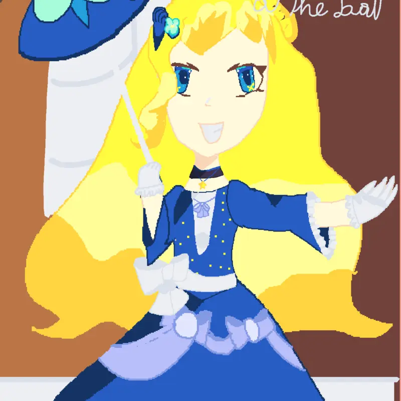 Belle of the ball art by @starglam