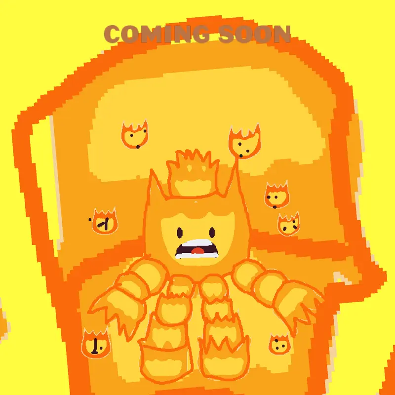Super firey by @Migushull_The_Cat