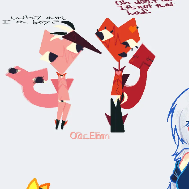 Oof they're genderbent- by @Oc_Em