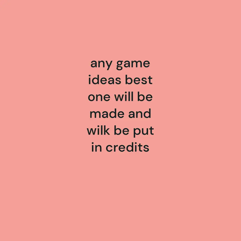 Game by @Alithebored