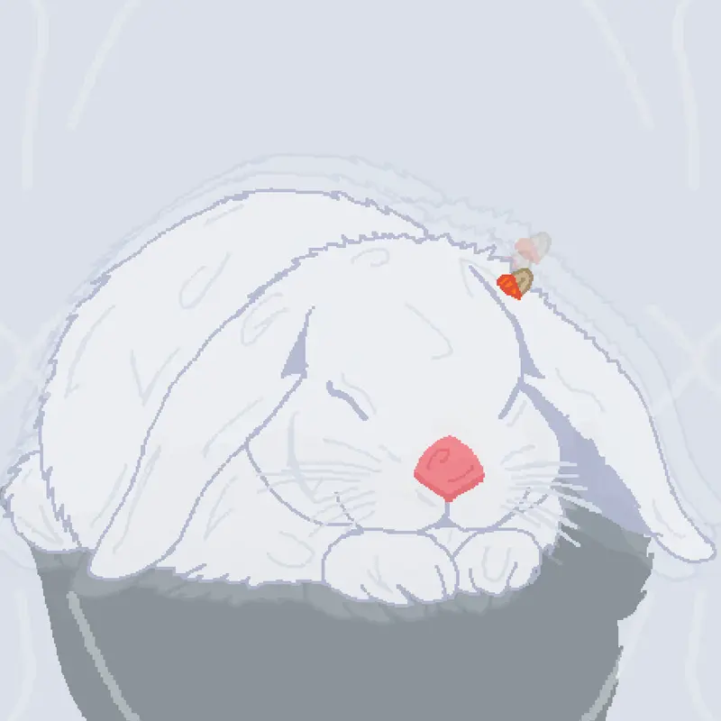 Remind me to NEVER draw a rabbit again! by @-BuilderArtful-