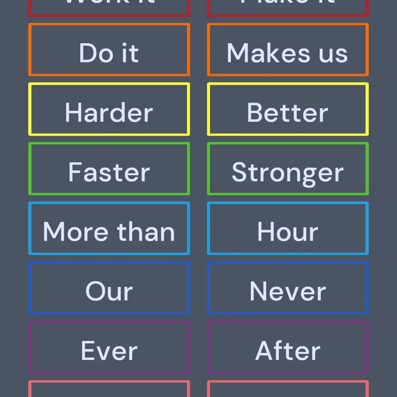 Better faster harder stronger by @horr666