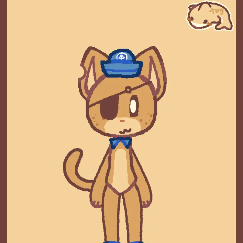 Octonauts Kwazii ragdoll by @BuggyXbugs