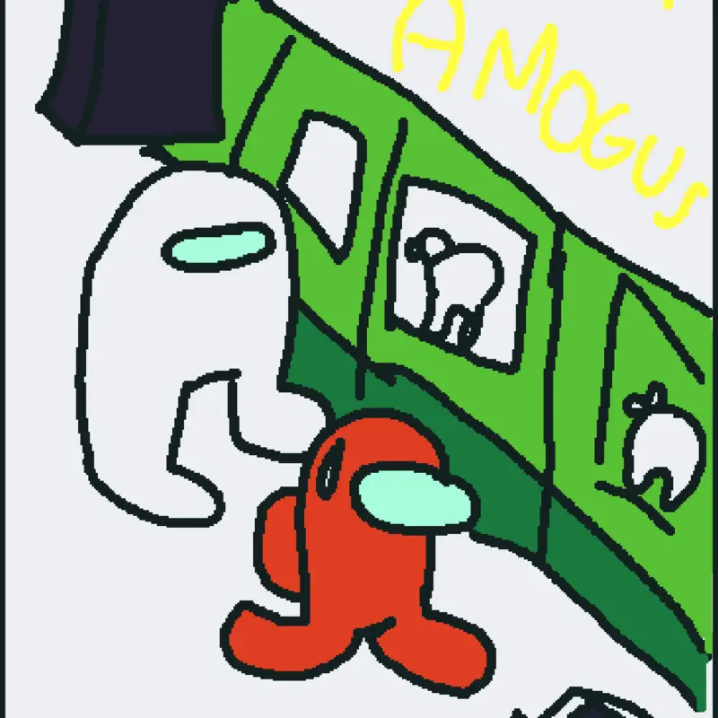 Run from amogus! My first deck. by @Looper-Brazil