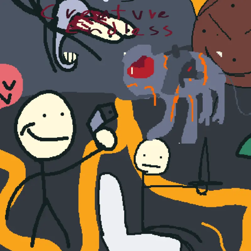 Creature vs dude by @GogoGaga3