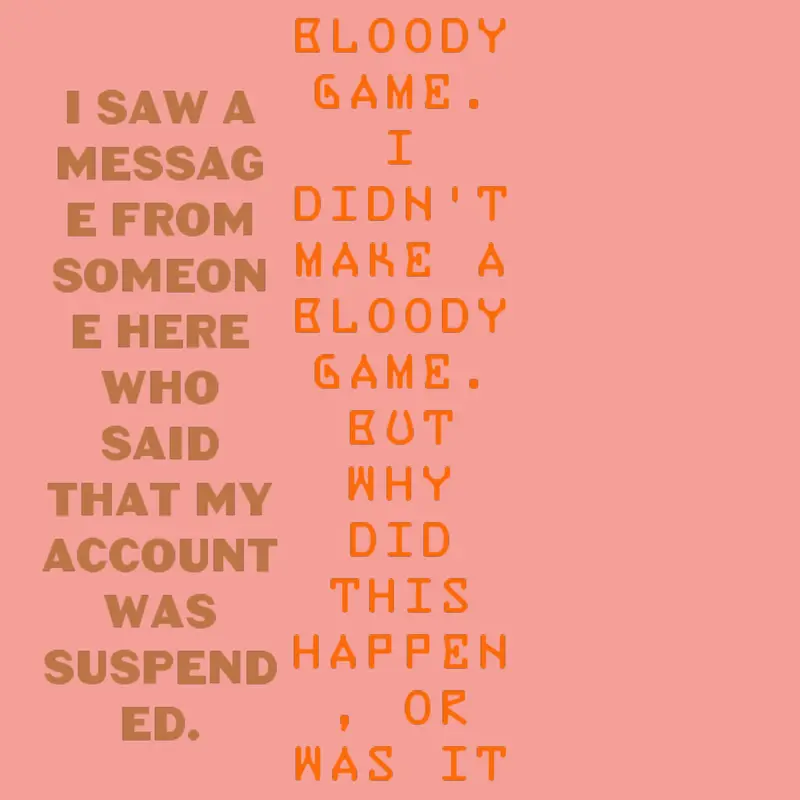 I don't know what happened :( by @Guest_758
