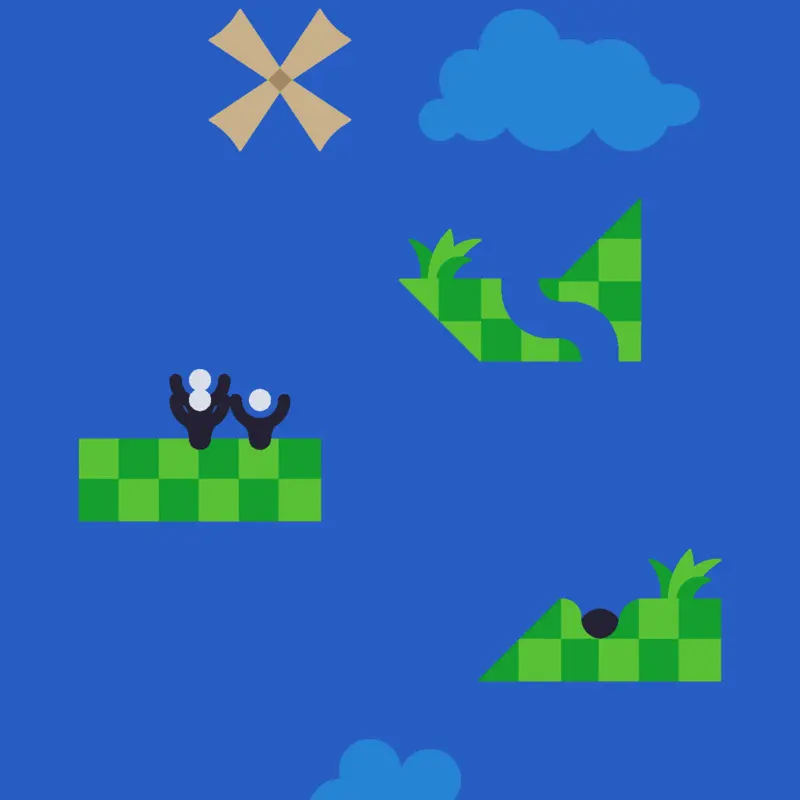 Playing golf with me. by @puncher_dummy