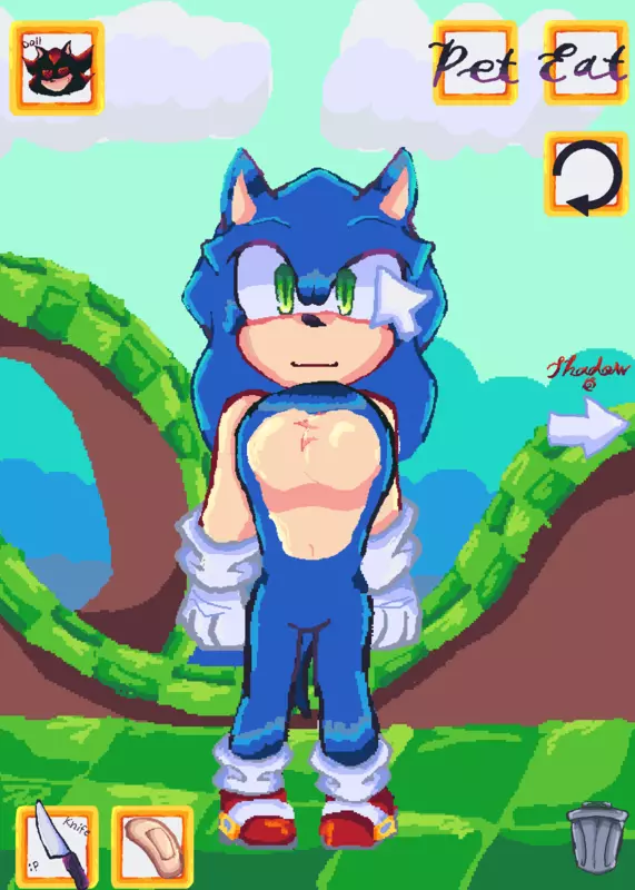 Sonic the hedgehog by @Shadzy