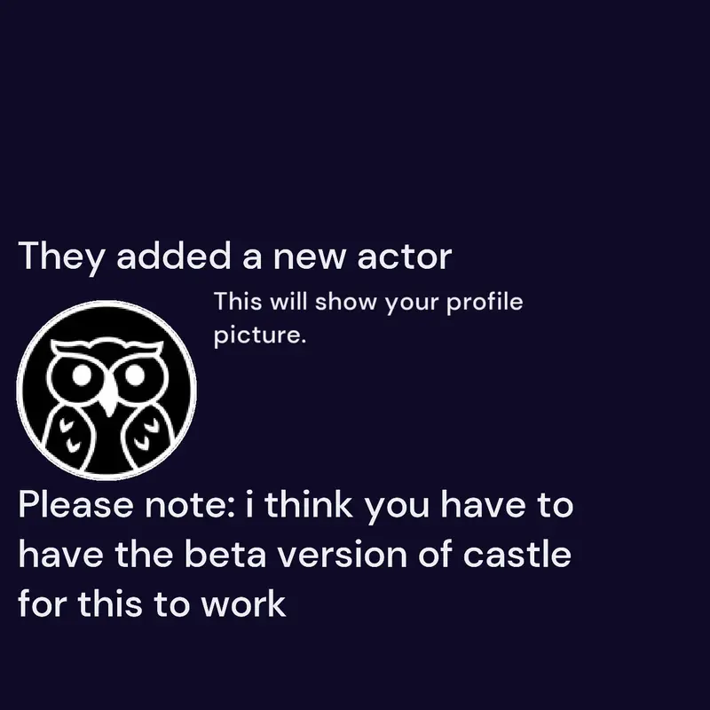 New actor by @Mateo_Castle59