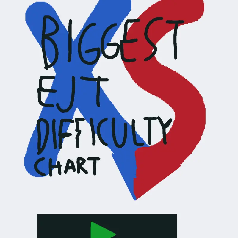 BIGGEST EJT DIFFICULTY CHART XS by @TheUpperGap_Official