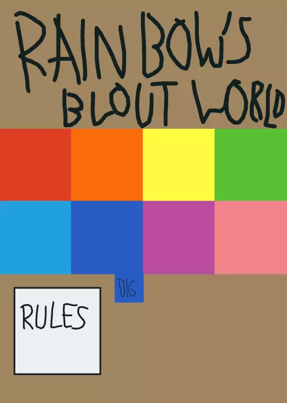 Rainbows blotted world by @carlmillokings