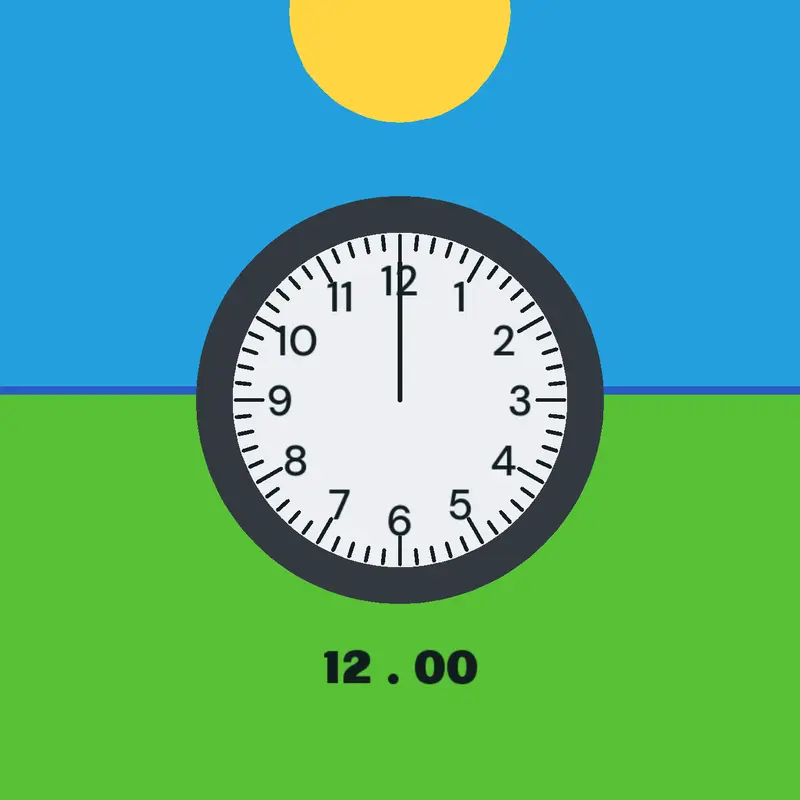 Clock by @hat_coder-62