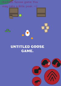 Untitled Goose Game test # goose game.