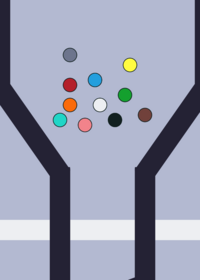 Marble race but you play as the ball