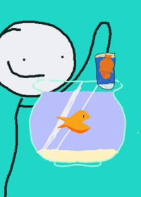 Weird fish game