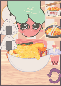 Sprout making mukbang