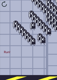 Run away from glitch!
