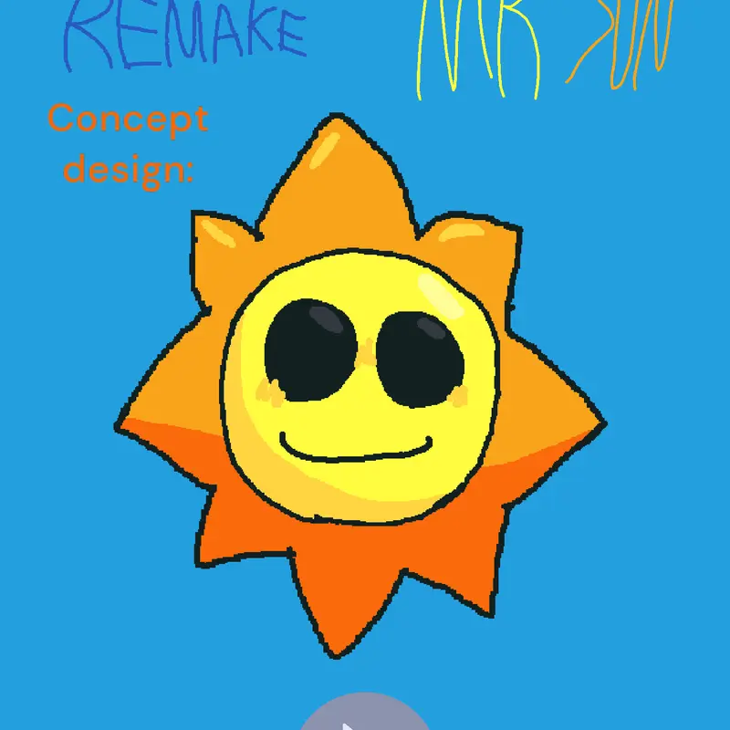Sprunkfries remake: mr sun by @red_animations