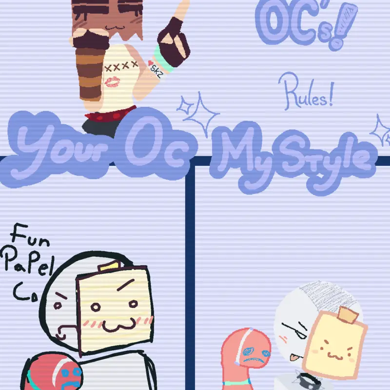 Redrawing ocs by @-_B0XY_-