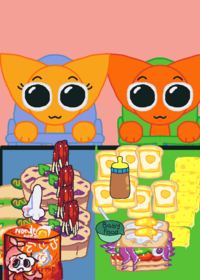 Emoji cat baby mubkang