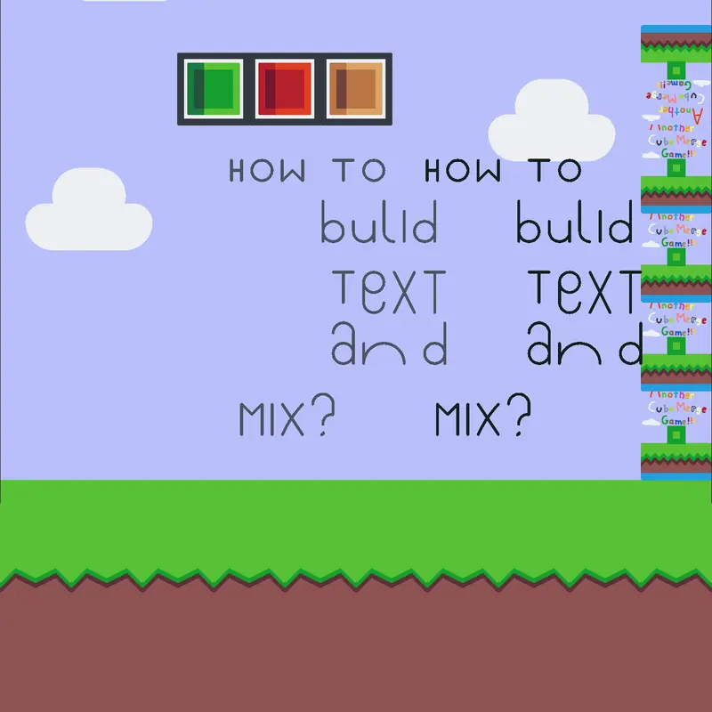 Make your cube in my game by @NotAcosta