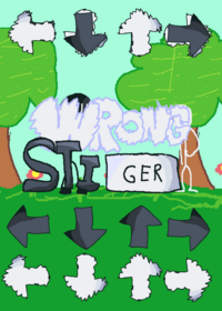 wrong finger but stickman ,game name "wrong...