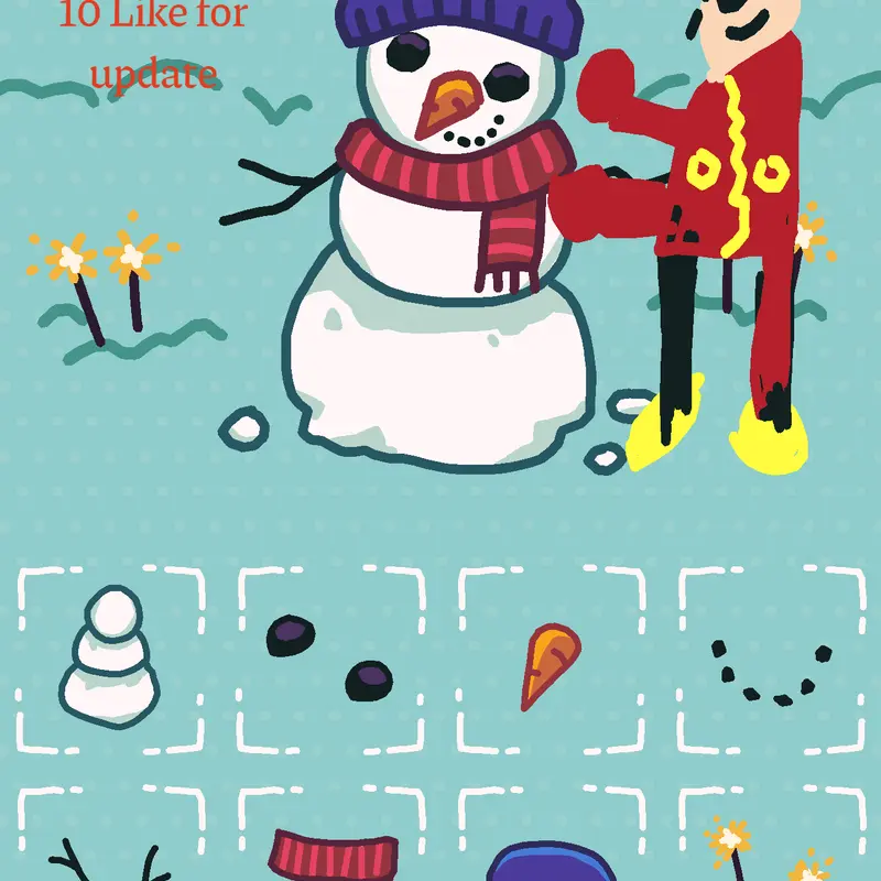Is doing snowman by @AdrinaArmand