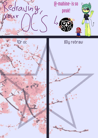 Redrawing ur ocs 2!