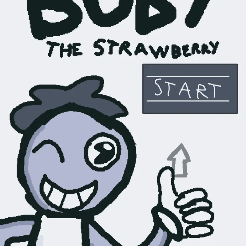 Boby the strawberry by @Fulsometurtle