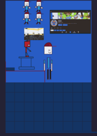 Blue Team ragdoll