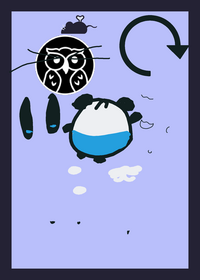 Cute panda dresing